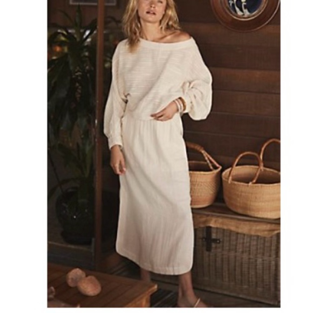 Free People Midi And Beachy Top Set